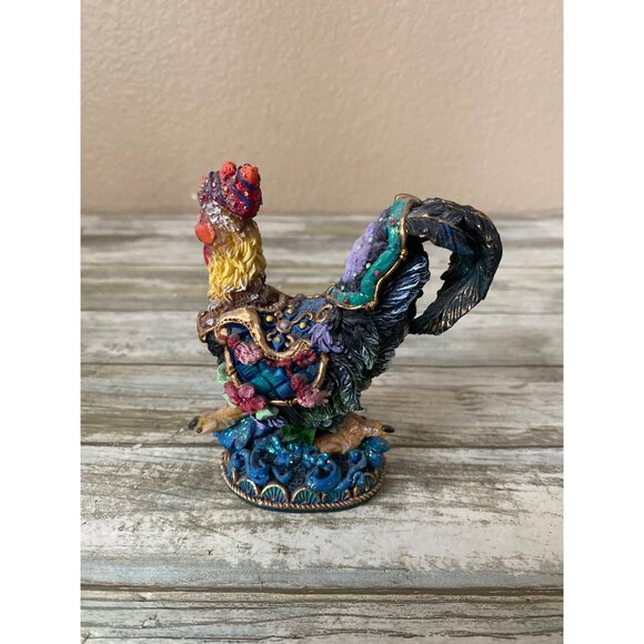 Crinkle Carousel Dept 56 Possible Dreams Lot of 4 Animals 1998 Resin Lion Pig - Picture 16 of 16